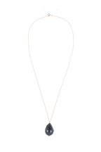 The June 16" Black Pearl Necklace