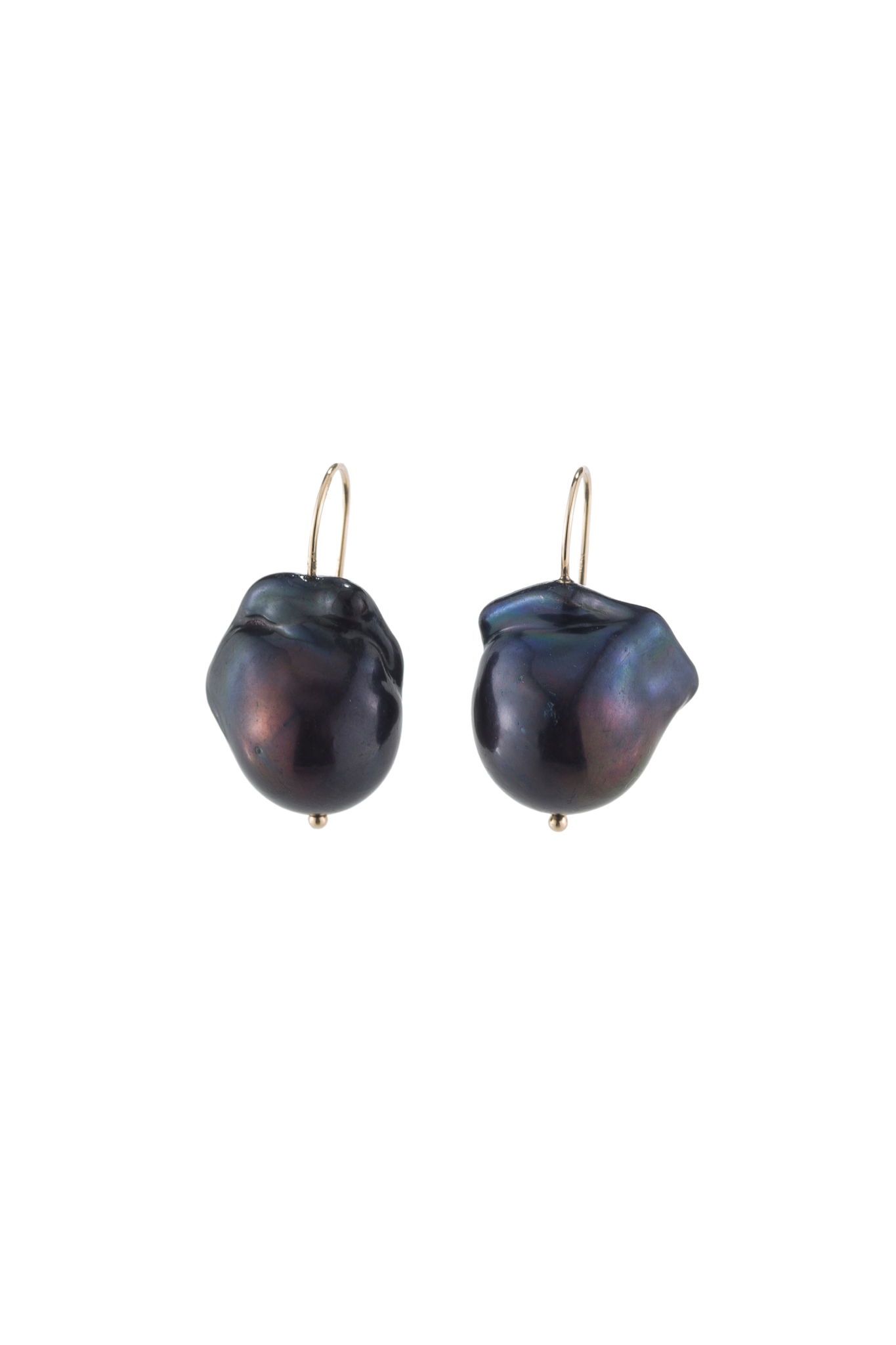 The June Black Pearl Drop Earrings