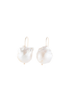 The June White Pearl Drop Earrings