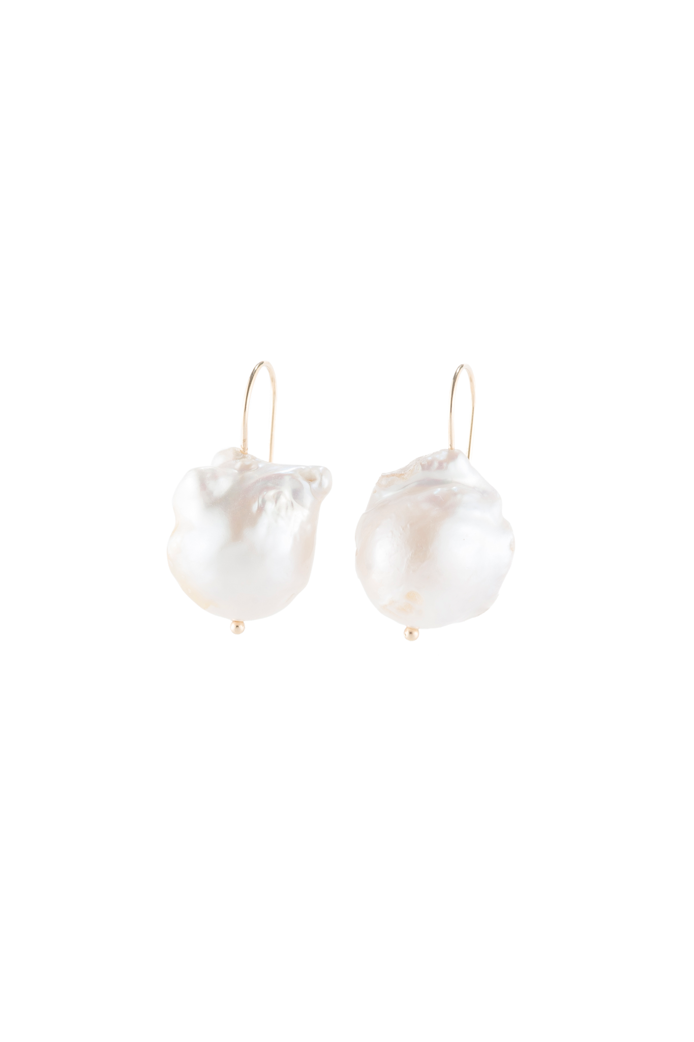 The June White Pearl Drop Earrings