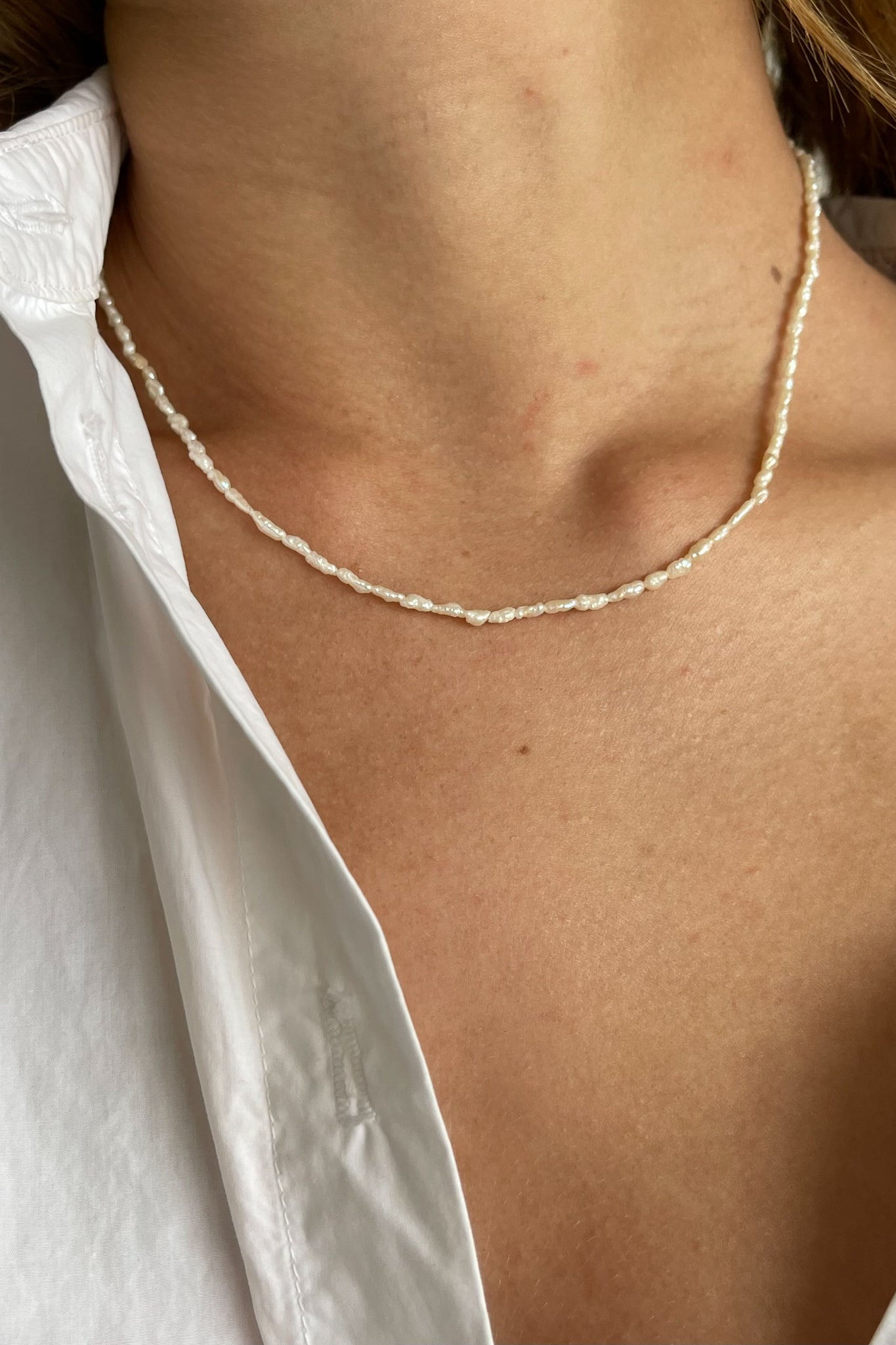 The Rice Pearl Necklace