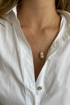 The June 20" Pink Pearl Necklace
