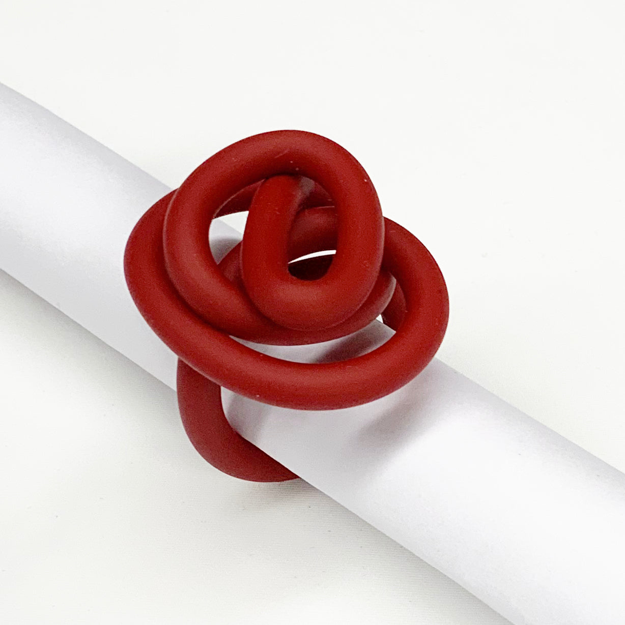 SAMUEL CORAUX Knotted wire rings - Matte